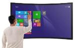 FlatFrog Launches 78" UHD Curved Touchscreen Display