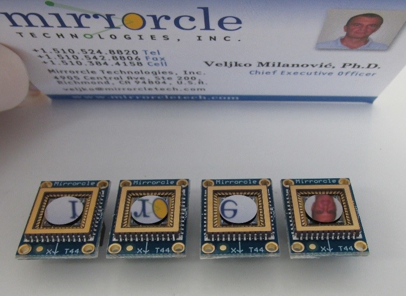 XXL MEMS mirrors now available in volume from Mirrorcle Technologies
