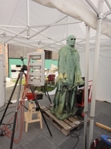 Hyperspectral Imaging Helps Conservation of Outdoor Bronze Statue by Auguste Rodin