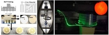 Direct-Light Projection Used to Produce Silica Glass Optical Fiber Preform