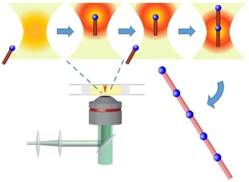 Optical Traps Precisely Assemble Nanoscale Semiconductors into Larger Structures
