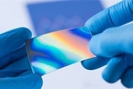 New Stretchable Color Sheets for Adhesive-Type Display Elements