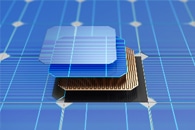 Silicon Solar Cells Combined with Advanced Materials to Create Solar Flow Battery