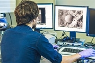 Using Standard Digital Camera and Machine Learning to Monitor Soil Moisture