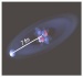 Precisely Measuring One-Neutron Halo using Lasers