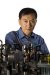 Transforming Shiny Piece of Metal into Pitch Black using Incredibly Intense Bursts of Laser Light