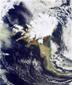 MERIS Captures New Image of Ash Cloud from Eyjafjallajoekull Volcano