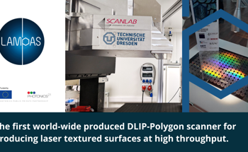 LAMpAS Announces the Release of the First Worldwide Produced DLIP-Polygon Scanner for Producing Laser Textured Surfaces at High Throughput