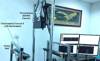 Binocular Line-Scanning Stereo Vision System Corrects Motion Distortion in the Inspection of Heavy Rail Surfaces