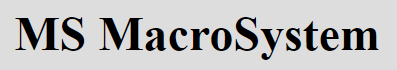 MS MacroSystem